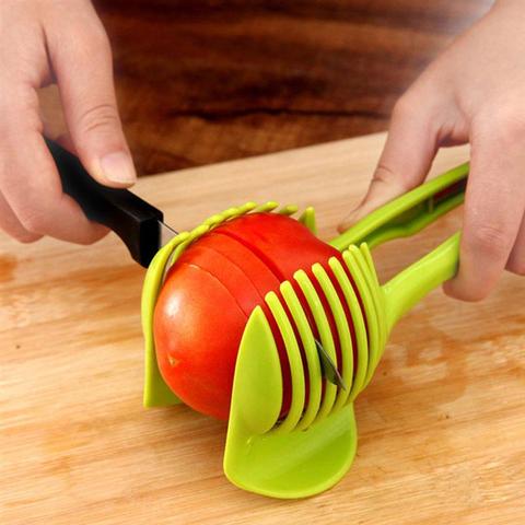 Herramientas de cocina, cortador de frutas, accesorios de cocina, utensilios de cocina para patatas, manzana, tomate, cortador de pan, Clip, dispositivo creativo ► Foto 1/6