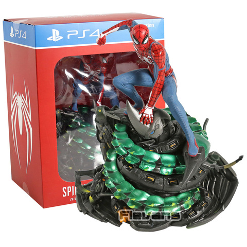 Spiderman-Juego de Spiderman edición coleccionista, juguete de modelos coleccionables de PVC, PS4 ► Foto 1/6