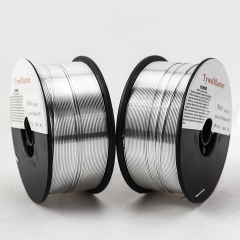 Material de soldadura de alambre de aluminio, AWS A5.10 ER5356, alambre de soldadura al-mg ER4043 al-si, 0,5 KG de diámetro, 0,8/1,0/1,2mm, 5356 MIG Wire ► Foto 1/6