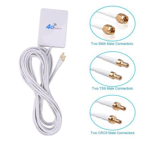 Antena externa 3G 4G LTE, conector TS9 CRC9 SMA, enrutador 4G LTE, Cable de 2M para Huawei 3G 4G LTE ► Foto 1/6