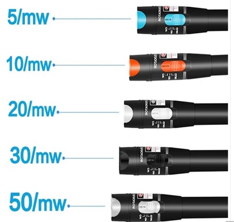 Localizador Visual de fallos, 30MW, 40km, 50km, 60mw, luz láser roja, tipo de rotulador, probador de Cable de fibra óptica ► Foto 1/6