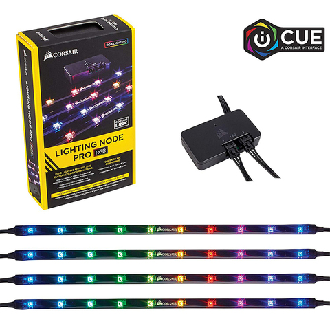 CORSAIR iCUE, Nodo de iluminación PRO RGB, controlador de efectos de iluminación y iluminación vívida para PC, Compatible con CORSAIR iCUE ► Foto 1/6