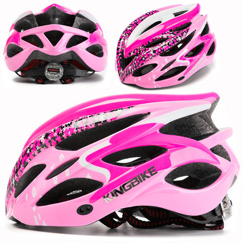 KINGBIKE-Casco ultraligero moldeado integralmente, para ciclismo de montaña o de carretera, para hombre y mujer ► Foto 1/1