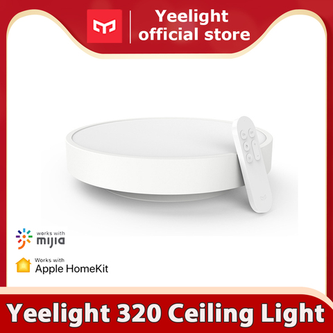 Yeelight-Luz LED de techo inteligente, iluminación con brillo ajustable, Control por voz, funciona con Apple Homekit, versión mejorada 320 ► Foto 1/6