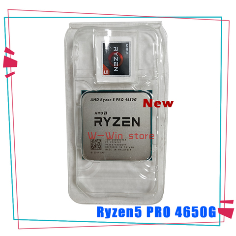 Nuevo AMD Ryzen 5 PRO 4650G R5 PRO 4650G 3,7 GHz Six-Core 12-Hilo de 65W CPU procesador L3 = 8M 100-000000143 zócalo de AM4 sin ventilador ► Foto 1/1