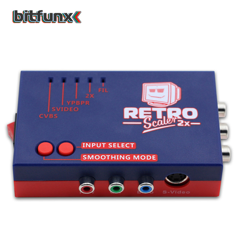 Bitfunx-convertidor y duplicador de línea para consolas Retro PS2/N64/NES/SEGA, A/V A HDMI, Original ► Foto 1/6