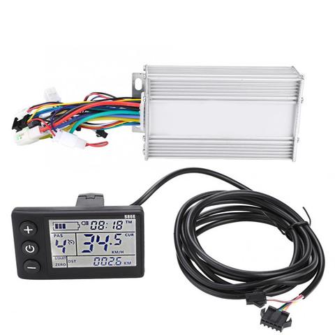 Kit de controlador para bicicleta eléctrica, sin escobillas, 24V/36V/48V/60V, 450W/500W/1000W, controlador para bicicleta eléctrica, Panel de pantalla LCD, e-bike ► Foto 1/6