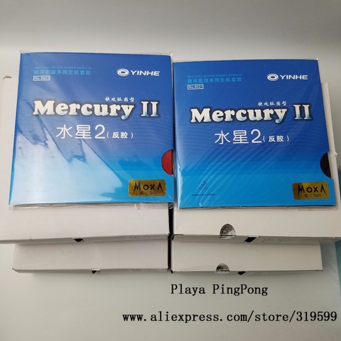 1x Goma de tenis de mesa Original yinhe Mercury 2 9021 para raquetas de pala de tenis de mesa raqueta de ping pong de goma granos en ► Foto 1/6