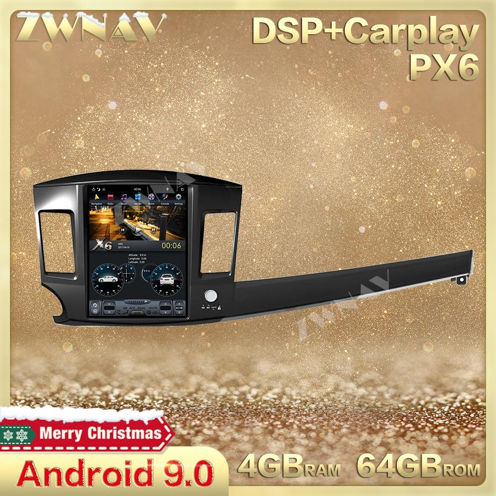 DSP Carplay vertical Tesla pantalla Android 9,0 gps para coche reproductor multimedia para Mitsubishi Lancer 2007-2017 radio Estéreo unidad de cabeza ► Foto 1/6