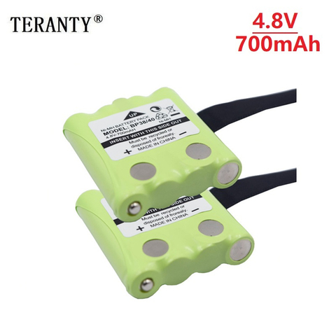 Batería recargable NI-MH de 4,8 V y 700MAH para BP-38 Uniden, BP-40, BT-1013, GMR FRS, 2 vías, batería de Radio ► Foto 1/6