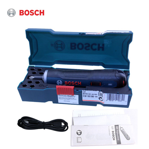 Bosch-destornillador eléctrico GO, minidestornillador eléctrico con batería de litio de 3,6 V, herramienta eléctrica pequeña recargable ► Foto 1/6