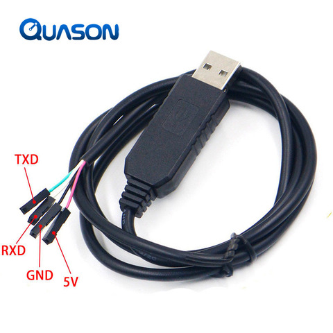 Electrónica Inteligente PL2303 PL2303HX USB a UART Cable TTL módulo 4 p 4 pin RS232 convertidor de la línea serie apoyo Linux Mac Win7 ► Foto 1/5