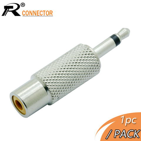 Conector hembra a RCA, adaptador de extensión de Audio, convertidor de Jack de 3,5mm, 3,5mm, 1 unidad ► Foto 1/6