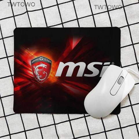 MSI-alfombrilla de ratón pequeña para juegos, 26x21 Cm ► Foto 1/6