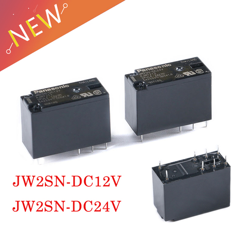 5A 12V 24V relé de potencia cc 8Pin JW2SN-DC24V JW2SN DC24V AJW7212 JW2SN-DC12V JW2SN DC12V AJW7211 ► Foto 1/5