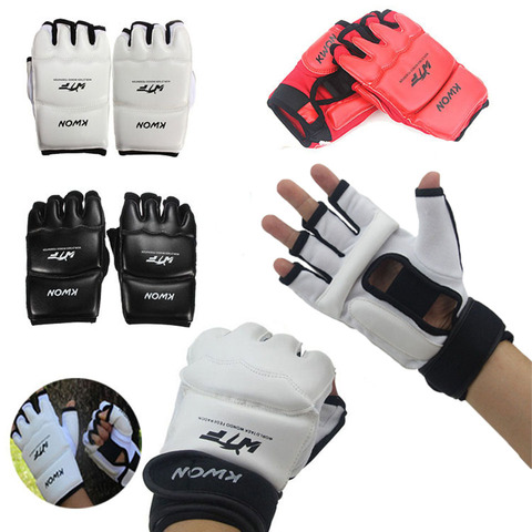 Guantes de Boxeo para lucha, Sanda, Karate, Protector TKD para Boxeo, MMA, Muay Thai, entrenamiento de Kick Boxing ► Foto 1/6