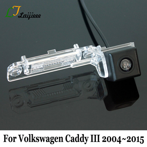 Cámara de reserva de coche para Volkswagen VW Caddy III 2K 2004, 2005, 2006, 2007, 2008, 2009, 2010, 2011, 2012, 2013, 2014/2015/HD ancho ángulo de la Lente de la visión nocturna de la cámara para visión trasera en automóvil ► Foto 1/5