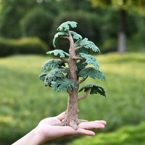 Miniplantas de decoración para casa de muñecas, accesorios de jardín de hadas en miniatura, árboles de pino, adorno de jardinería ► Foto 1/6