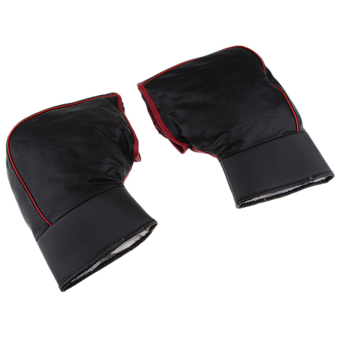 Manoplas universales para manillar de motocicleta, calentadores de invierno, guantes con cubierta térmica para parabrisas de moto ► Foto 1/6