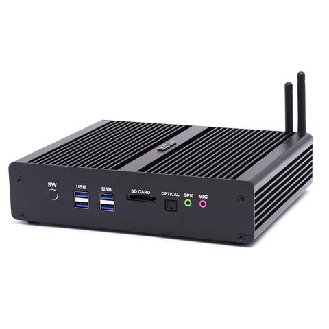 Mini PC Intel Core i7 5500U serie 2, puerto COM, ranura para tarjeta SD óptica, Gráficos HD 5500, DDR3L, para juegos de escritorio, TV box de casa ► Foto 1/6