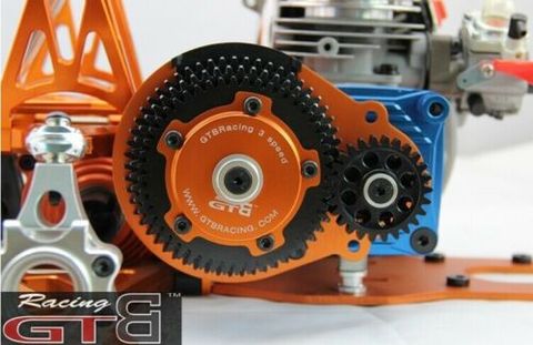 GTB Racing 3 velocidad de transmisión para automodelismo Rofun KM Baja 5b 5t buggy piezas del coche del rc ► Foto 1/5