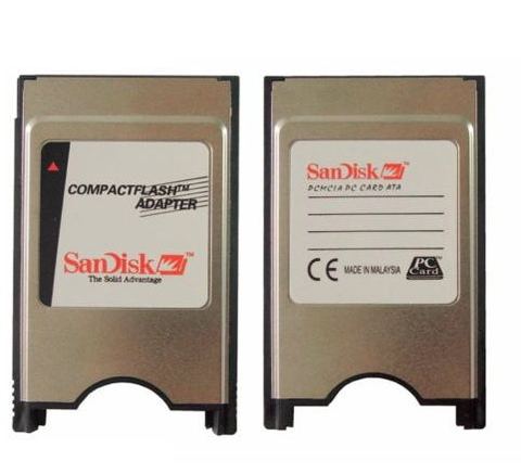 CF-adaptador de tarjeta Flash compacto, PCMCIA, tarjetas de memoria ► Foto 1/5