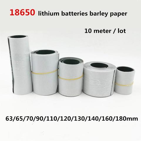 10 metros de Li-Ion 18650 aislamiento de la batería Junta papel de cebada paquete celular aislante parche adhesivo electrodo aislados de 0,2mm ► Foto 1/2