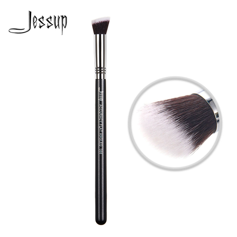 Jessup-brocha para Contorno de cara, maquillaje de fibra suave, precisión, plano angulado, mezcla en polvo, 088 ► Foto 1/6