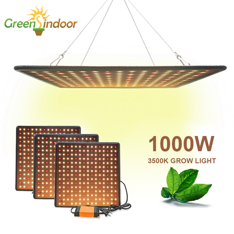 Panel de luz Led para interior, 1000W, 3500K, espectro completo, Fitolamp para flores, lámpara para plantas, Led blanco cálido, tienda de cultivo ► Foto 1/6