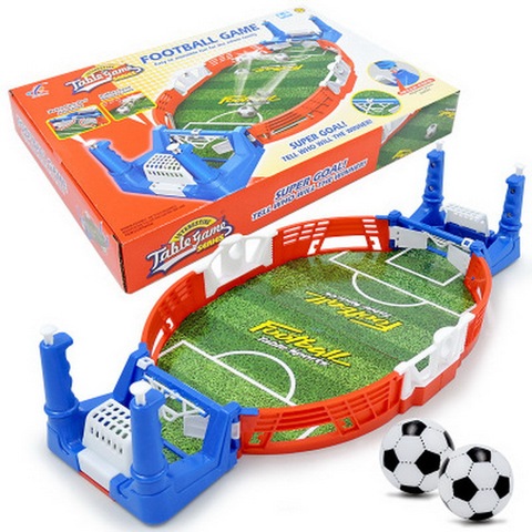 Mini juego de mesa de futbolin, juego de mesa de doble batalla, juegos de fútbol de interior con pelotas, juego educativo de mesa para niños, juguetes ► Foto 1/6