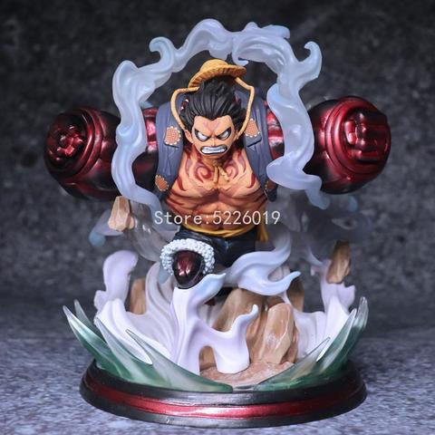 Figura de acción de One Piece de 28cm, estatua de batalla Luffy de PVC, GK GEAR FOURTH Luffy, juguetes de modelos coleccionables ► Foto 1/6