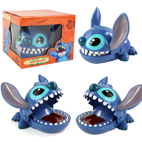 Lilo & Stitch-juguetes de decoración de dibujos animados, Stitch, dedo de picadura, modelo de figura de acción de PVC, regalo, 12cm ► Foto 1/6