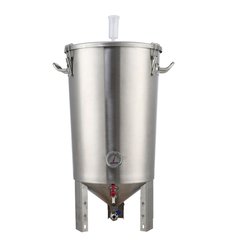 Fermentador cónico de 35L de acero inoxidable, depósito de fermentación de vino y cerveza ► Foto 1/3