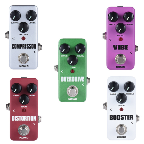 KOKKO-compresor de Pedal efecto guitarra, potenciador de distorsión Overdrive, Pedal de guitarra True Bypass totalmente analógico para accesorios de guitarra ► Foto 1/6