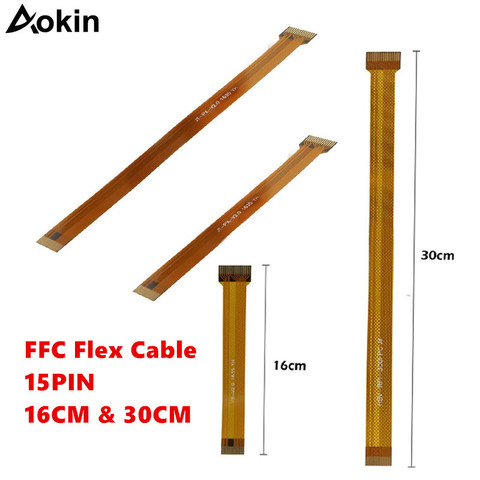 Para Raspberry Pi cero Cámara FFC Cable Flex Cable 15Pin 16CM 30CM Cable de cinta para Raspberry Pi 3/2/+/b/A ► Foto 1/6