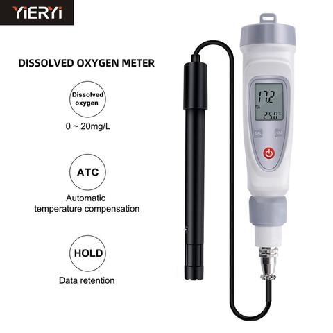 2022 N Digital medidor de oxígeno disuelto portátil JPB-70A oxígeno disuelto de la pluma de la calidad del agua de oxígeno disuelto Detector ► Foto 1/6