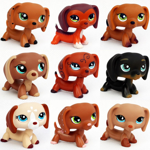 LPS CAT-tienda de mascotas de juguete Original, perros salchicha #675 #640 #932 #325, colección de regalos, figuras de animales ► Foto 1/5