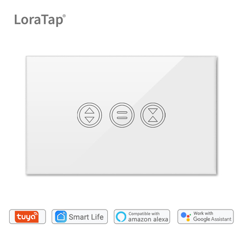 Tuya casa inteligente cortina con WiFi interruptor para cortina eléctrica motorizada ciego de obturador de Google Alexa eco Control de voz DIY ► Foto 1/6