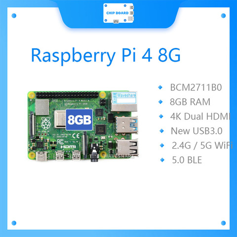 Raspberry Pi 4, modelo B, 8GB de RAM, completamente actualizado ► Foto 1/6