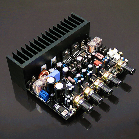 Placa amplificadora de potencia Digital LM3886 IRS2092 2,1 canales DIY/placa amplificadora terminada circuito de protección de altavoz UPC1237 ► Foto 1/6