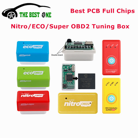 Extracto combinación puerta Chips completos Eco Nitro OBD2, caja de sintonización de Chip Benzine  Diesel EcoOBD2, ahorro de combustible, botón de Reinicio, más potencia,  Super OBD2 - Historial de precios y revisión | Vendedor de