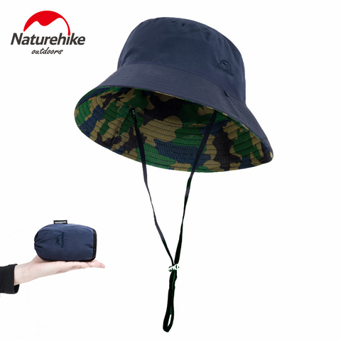 Naturehike-Sombrero plegable de pesca, sombrero cubo para el aire libre, a prueba de viento, para senderismo, senderismo, Safari, caza, unisex ► Foto 1/6