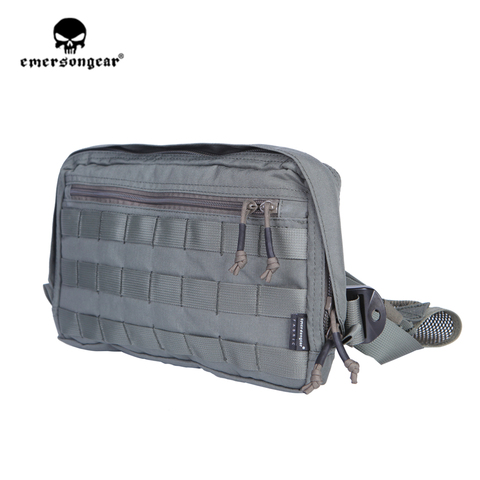 Emersongear-Bolsa de herramientas para el pecho, bolsa de chaleco táctico de combate, EDC, Molle, para el pecho, pesca, Camping, caza, equipo militar del ejército ► Foto 1/6