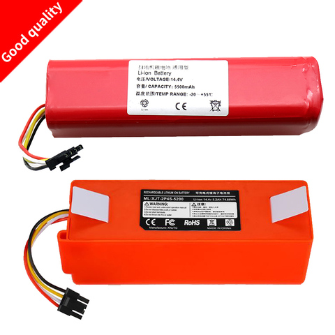 5200 mAh Li-Ion batería 18650 para xiaomi mi robot aspirador robótica limpiador mi aspiradora robot accesorios roborock S50 S51 ► Foto 1/5