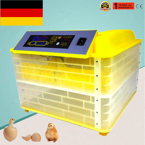 Incubadora de huevos completamente automática, 96 huevos, pollo, Ganso, pájaro, codorniz, pavo, pato, aves de corral ► Foto 1/6