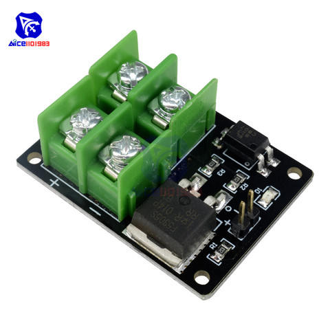 3V 5V bajo Control de alta tensión 12V 24V 36V interruptor módulo Mosfet para Arduino conectar IO MCU PWM Control de velocidad de Motor 22A ► Foto 1/6