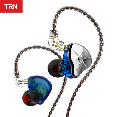 TRN-auriculares internos híbridos STM 1DD 1BA, auriculares HIFI con filtro reemplazable, para DJ, Monitor, correr, deporte ► Foto 1/6