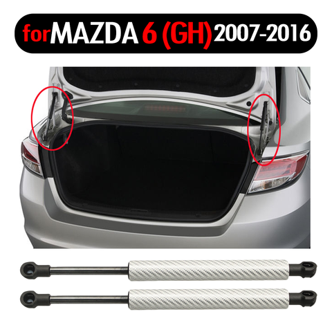 2 uds. De actuadores de maletero trasero para automóvil, soporte de elevación de apoyo para MAZDA 6 (GH) Saloon 2007 2008 2009 2010-2016 273MM ► Foto 1/6