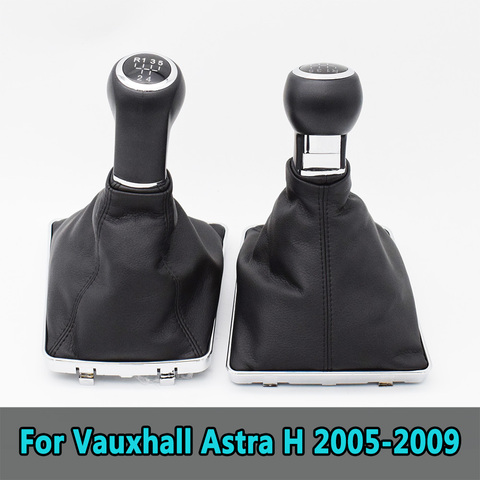 Para Opel/Opel Astra H 6 velocidad perilla de palanca de cambios pluma palo Gaitor de arranque cubierta 2005, 2006, 2007, 2008, 2009 ► Foto 1/6