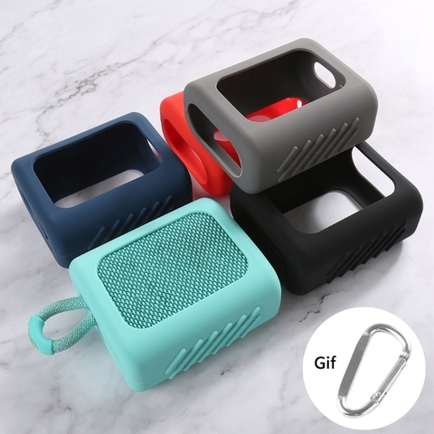 Funda de silicona a prueba de polvo, funda protectora anticaída para altavoces JBL GO 3 GO3, accesorios para altavoces Bluetooth ► Foto 1/6